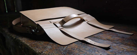 OUR FIRST NATURAL MESSENGER BAG EXAMPLE