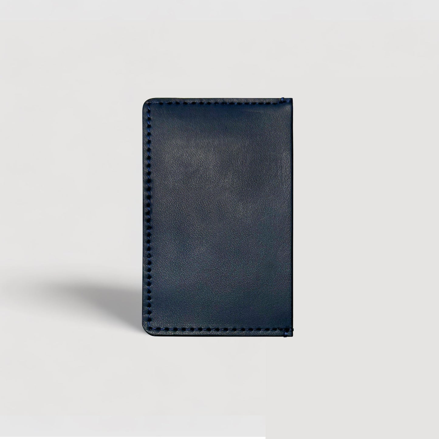 English Bridle Card Holder - Navy