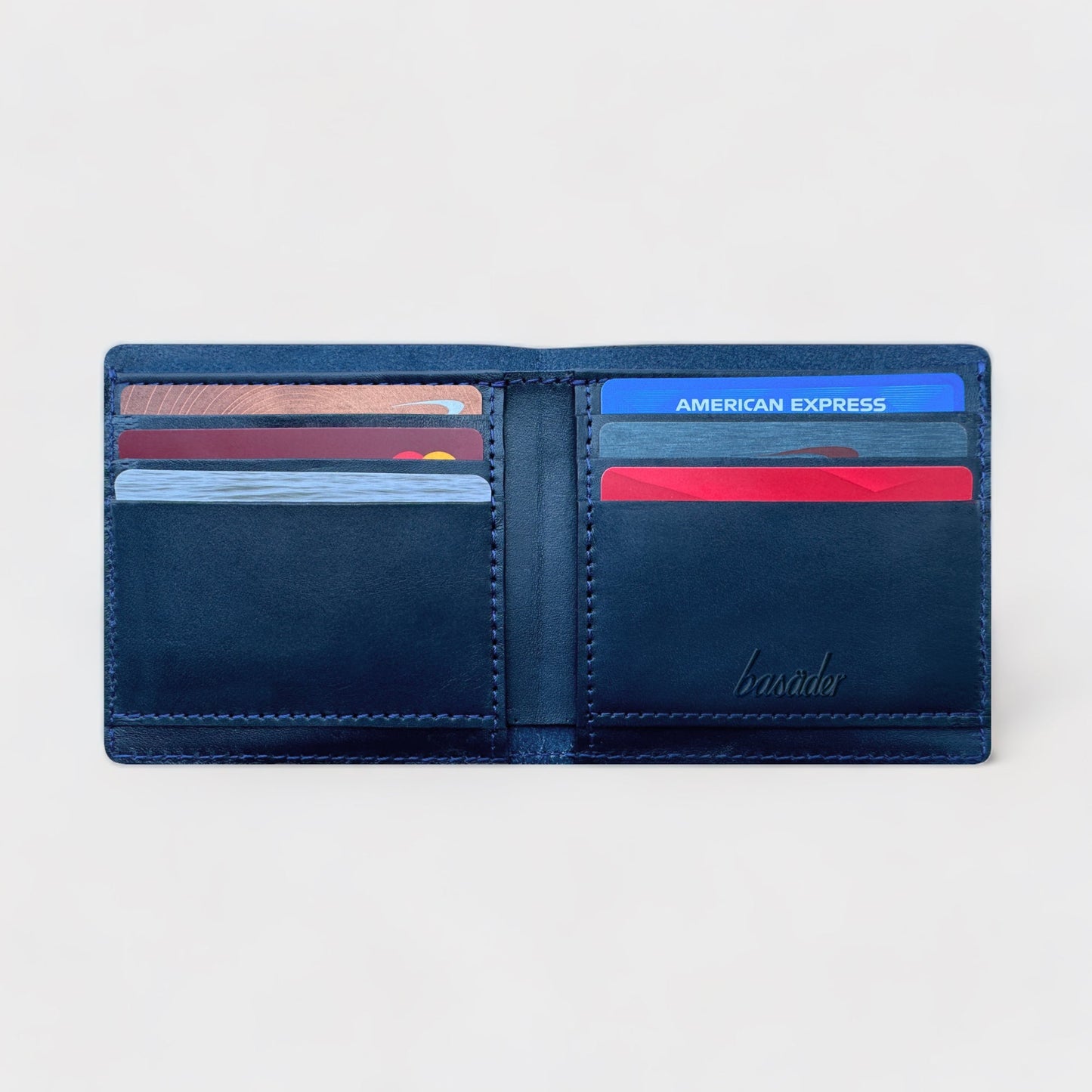 Bifold Wallet - Navy Bridle