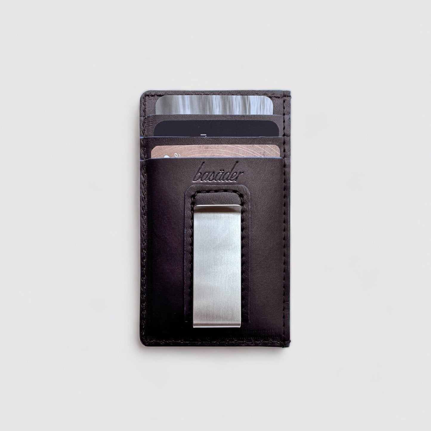 English Bridle Card Holder - Navy