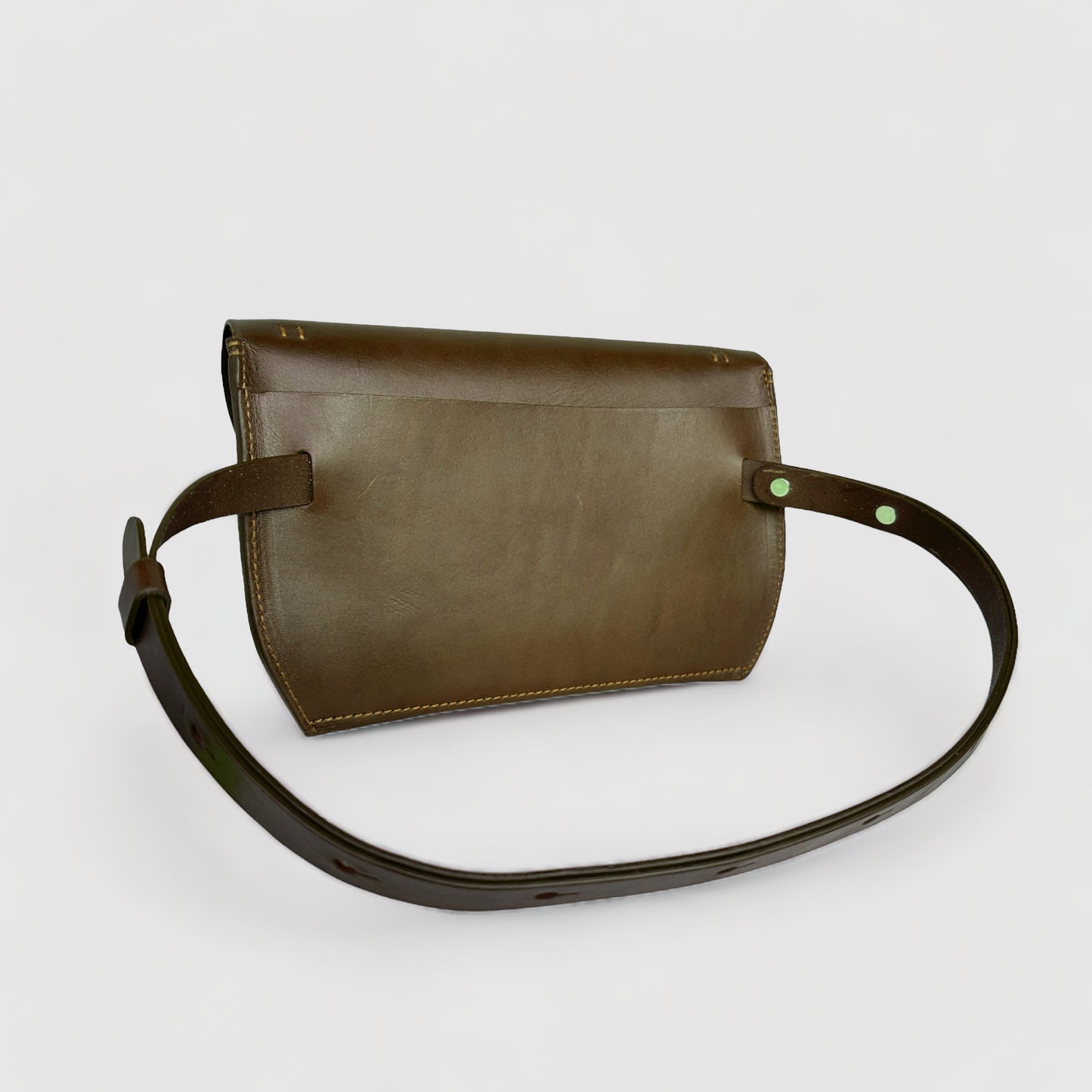 The Elly Maxi, 3-in-1 Shoulder/Crossbody/Belt Bag - Juniper Green