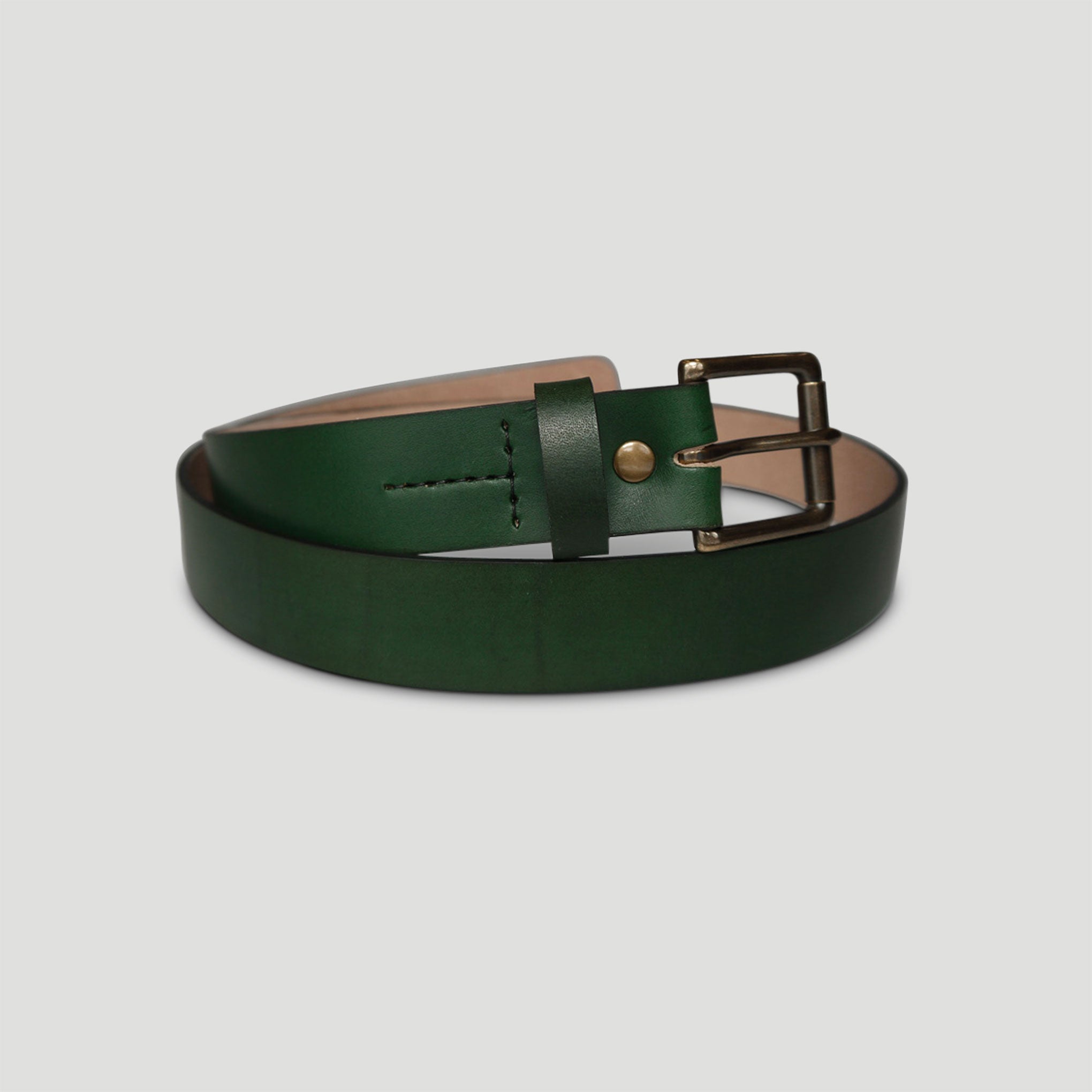 The Calyer - Full Grain Vegetable Tanned Leather Belt – Basader