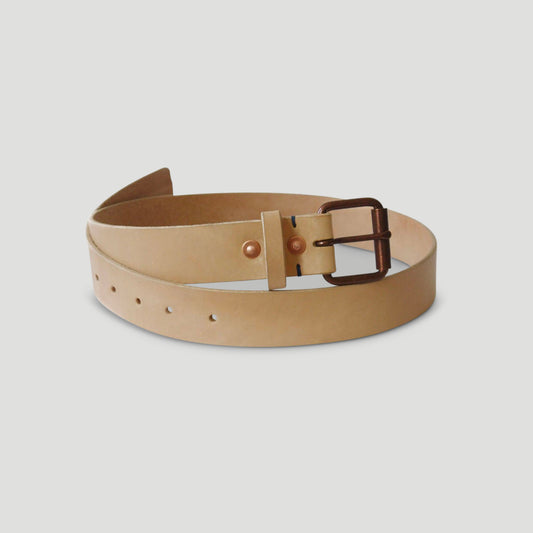 The Ellias - Natural Veg Tan with Copper Finish - Size 31