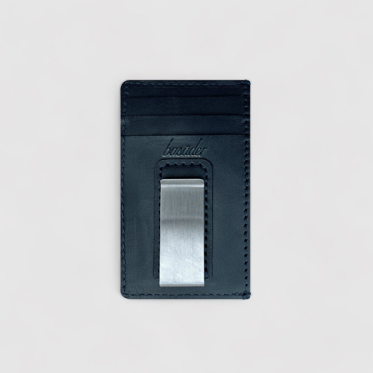 English Bridle Card Holder - Navy