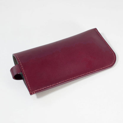 Eyewear Case - Burgundy English Bridle