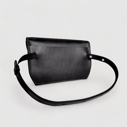 The Elly Maxi, 3-in-1 Shoulder/Crossbody/Belt Bag - Black