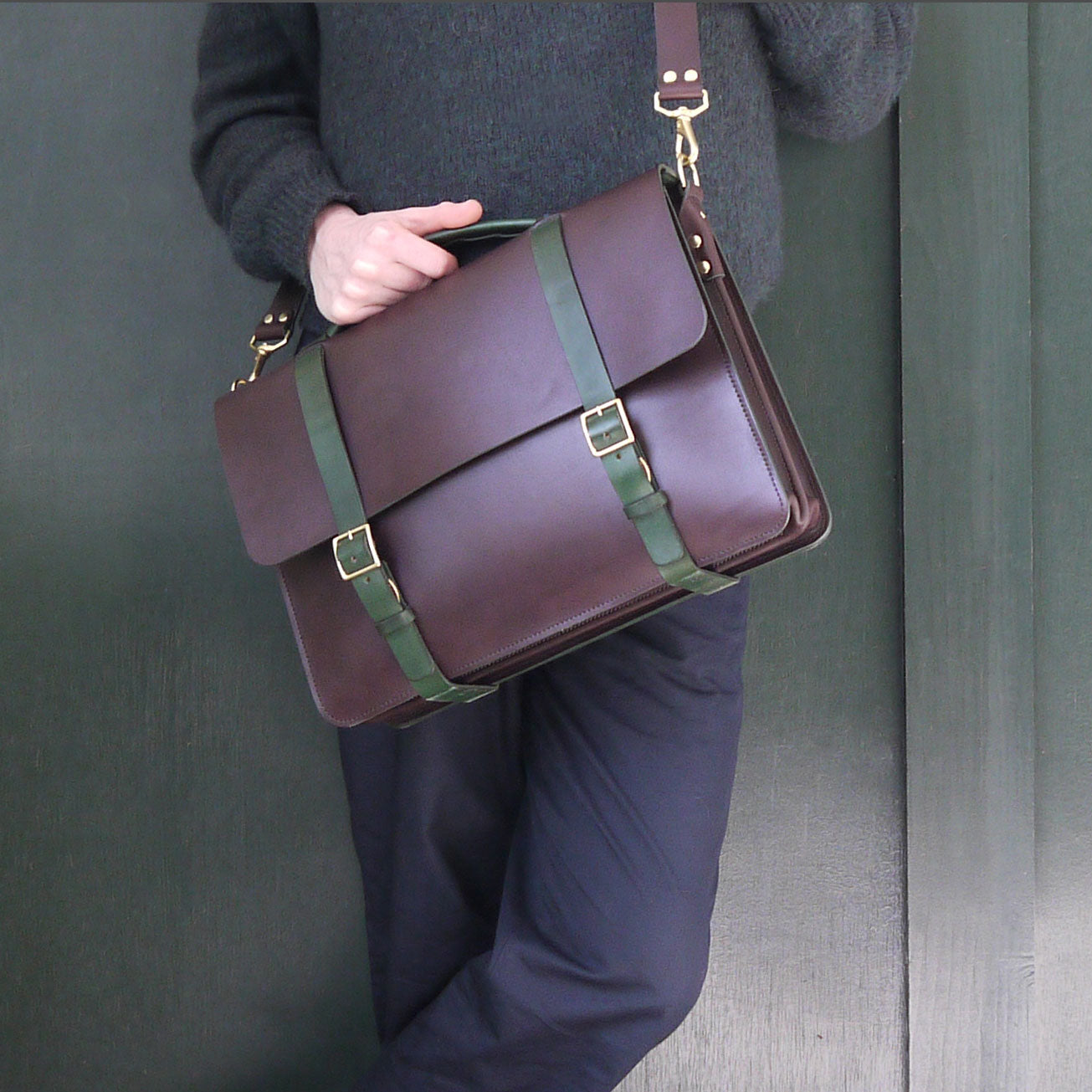 The Duotone - Dark Brown w/ Black