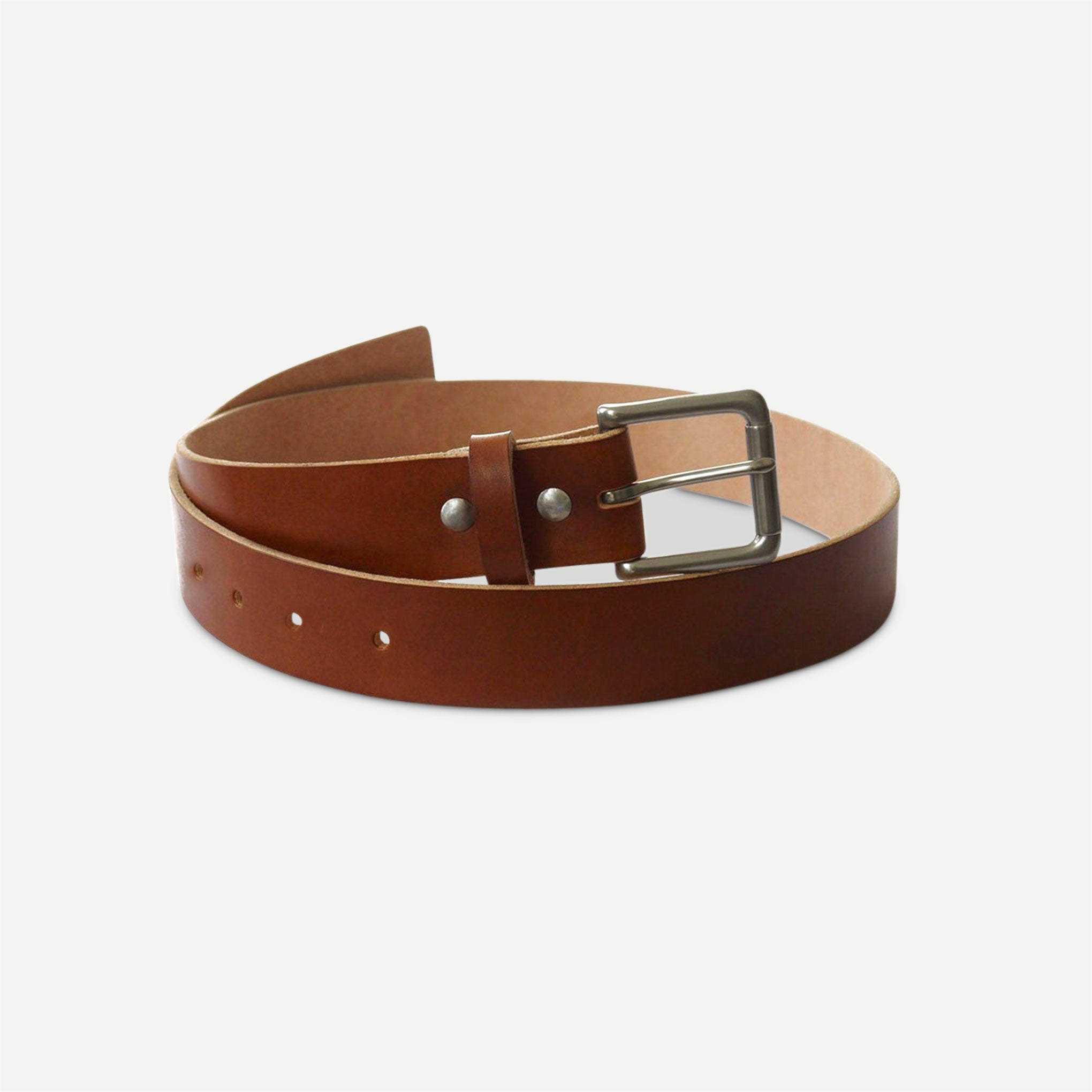 The Axel - Full Grain Vegetable Tanned Leather Belt – Basader