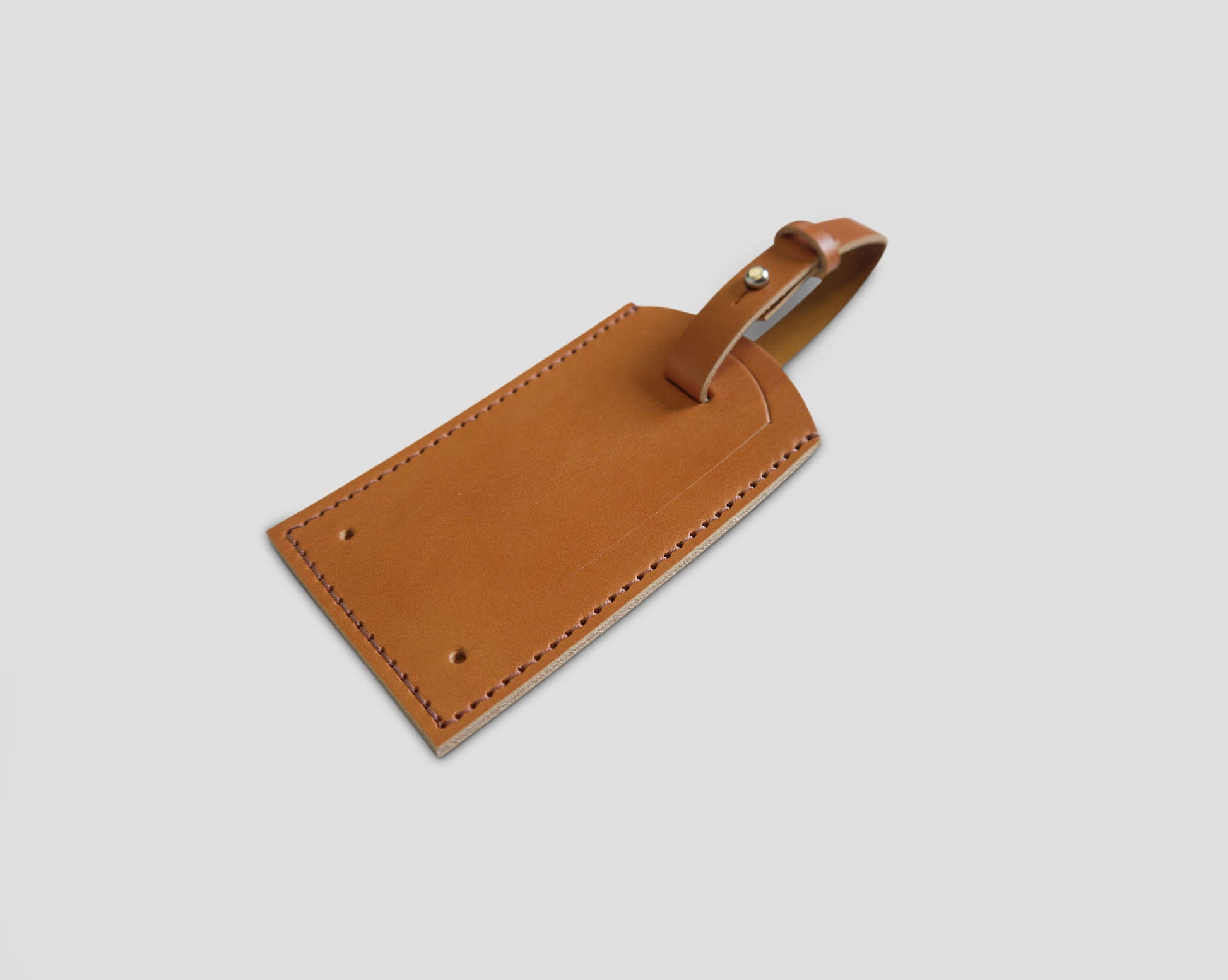 Luggage Tag - Full Grain Vegetable Tanned Leather – Basader