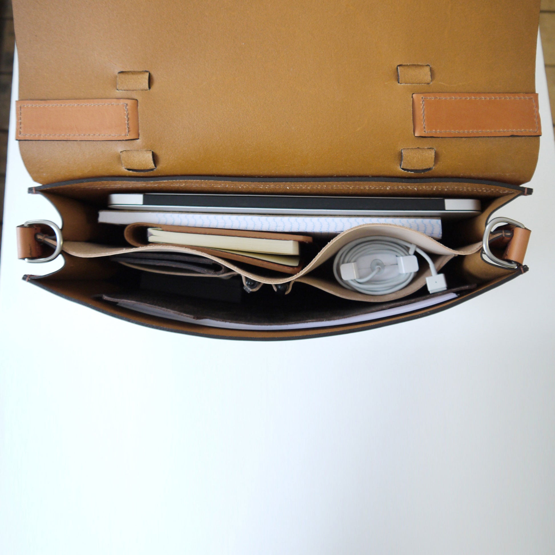 The Classic - Hand Made Leather Messenger Bag