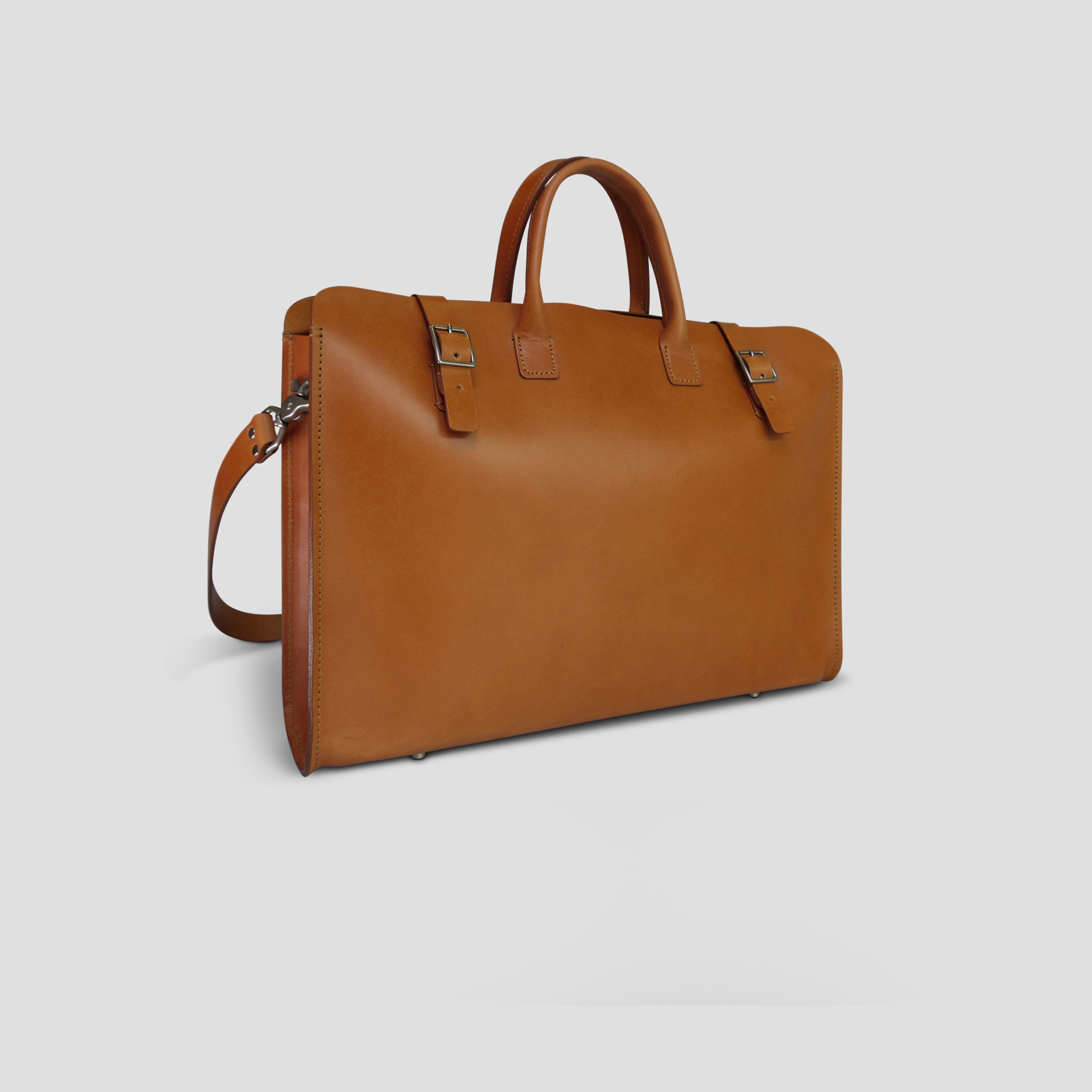 Tan leather laptop online bag