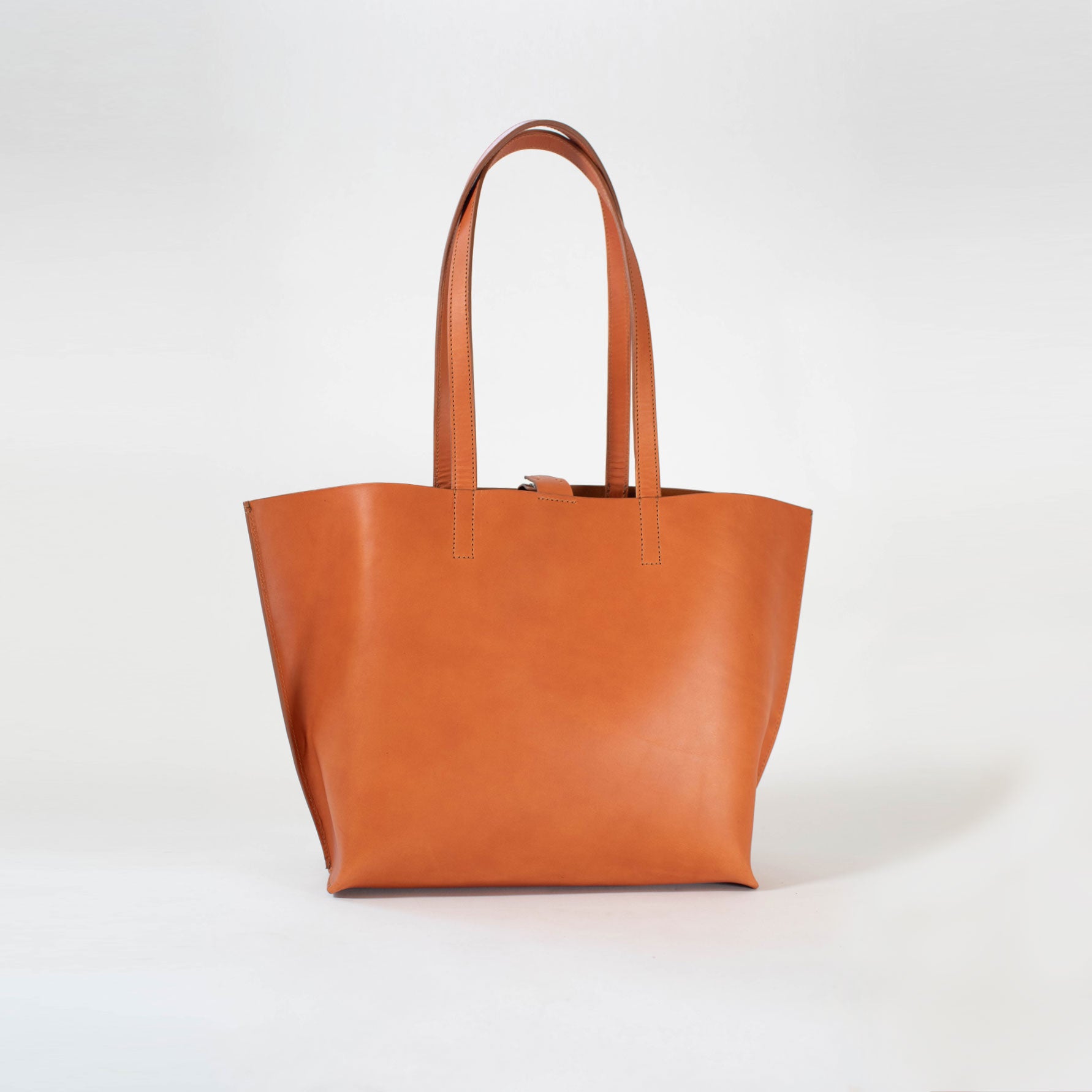 Vegetable tanned best sale leather tote bag